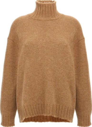Jil Sander Dame Strikkevarer Beige M,