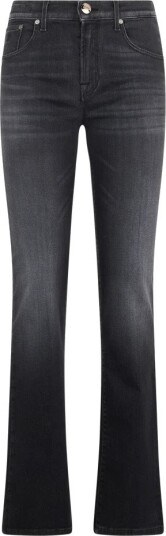 Moorer Dame Jeans Svart W25,