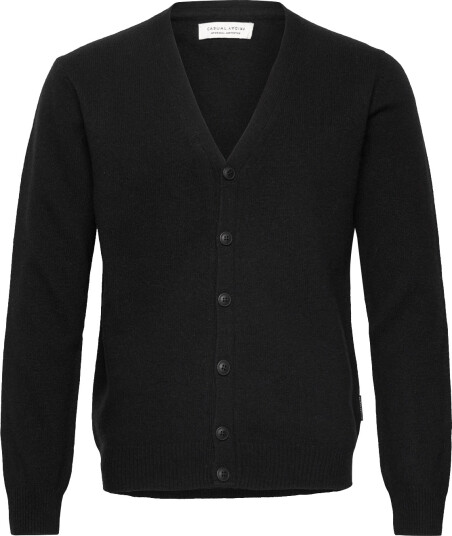 Casual Friday Cfkarl Lambswool Cardigan Black XL