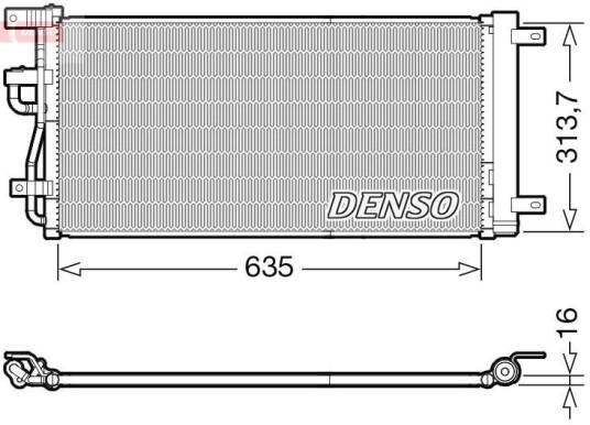 Kondensator DENSO DCN15007 Kondensator DENSO DCN15007