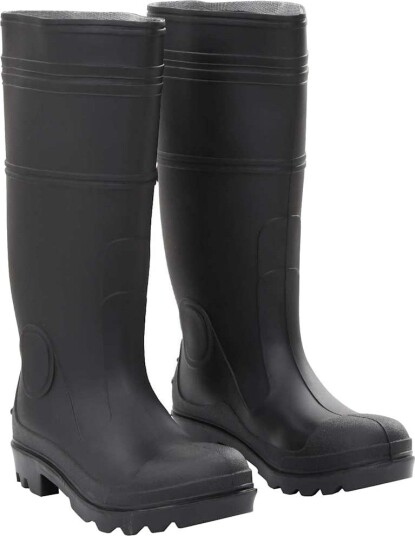 Regnstøvler svart str 38 PVC Regnstøvler svart str 38 PVC