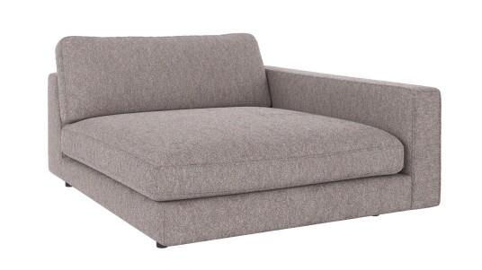 Rowico Home Duncan 1,5 seters sjeselong H Grå Alice 149 129 x 150 x 78 cm Grå