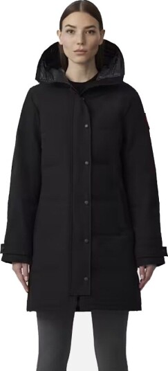 Canada Goose Shelburne parka XL sort dame Canada Goose Shelburne parka XL sort dame