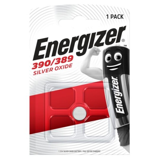 Energizer Silveroxid Knappecellebatteri 390/389 1,55 V 90 mAh for Universale Bruksområder