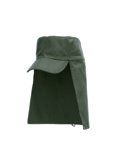 Fostex Field Cap med nakketrekk Brun Fostex Field Cap med nakketrekk Brun