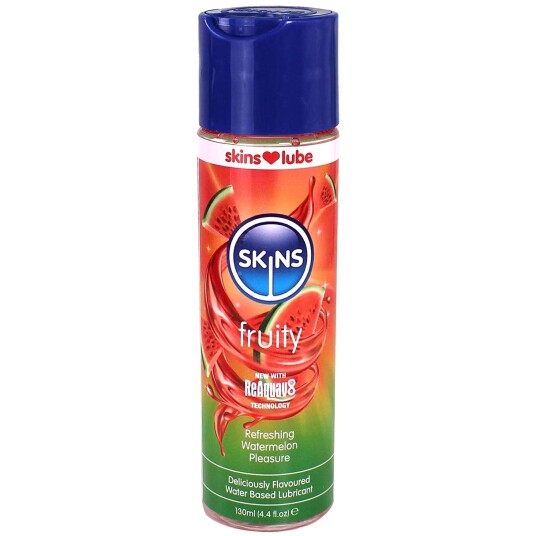 Skins Fruity Water-based Lubricant Strawberry 130 ml - Klar Skins Fruity Water-based Lubricant Strawberry 130 ml - Klar