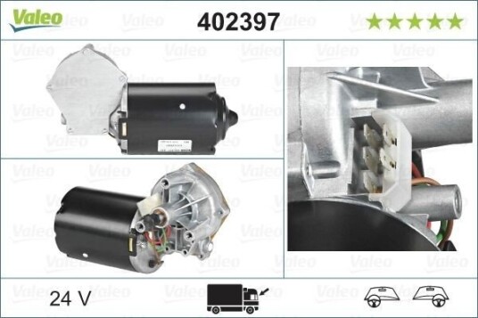 VALEO 402397 Vindusviskermotor VALEO 402397 Vindusviskermotor
