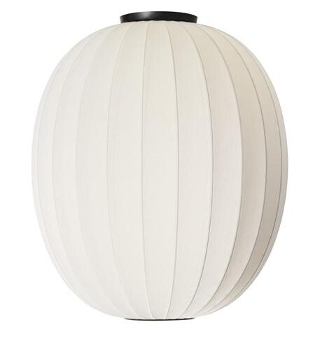 Made By Hand Knit-Wit Høy/Oval Taklampe Ø65 Perlehvit