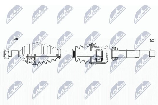 Nty Drivaksel NTY NPW CT 079 Nty Drivaksel NTY NPW CT 079