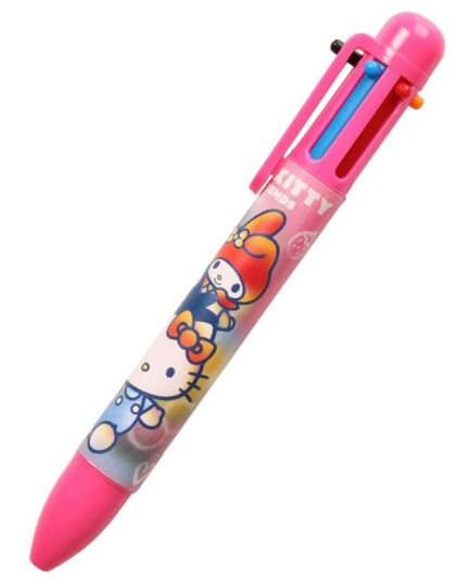 Hello Kitty Kulepenn med 6 Forskjellige Farger Hello Kitty Kulepenn med 6 Forskjellige Farger