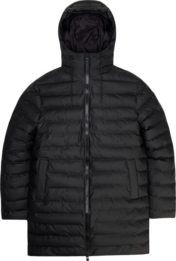 Rains Unisex Lohja Long Puffer Jacket W3T3 Black XS