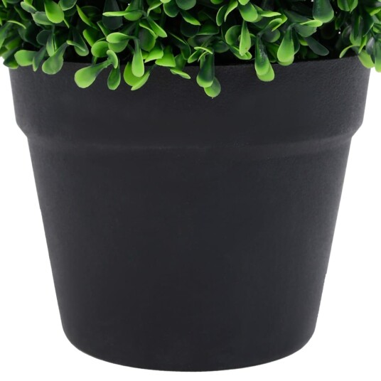 vidaXL Kunstige buksbomplanter med potte 2 stk ballformet 27 cm grønn vidaXL Kunstige buksbomplanter med potte 2 stk ballformet 27 cm grønn