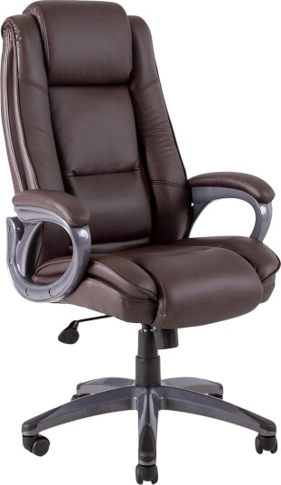 Kontorstol CALVIN 81x65xH114-1215cm brun -