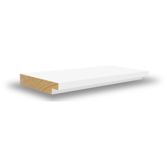 Combiwood Utforing Dorsett Malt Furu 18x45x5500mm Klassisk Hvit