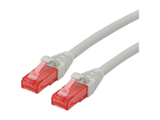 Roline Roline PatchCable Rj45 M To Rj45 M 3 M Utp Cat 6 Halogen Free Shaped Stranded Gray 21.15.2503