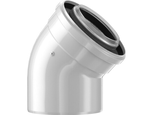 Bosch Dn80/125 45° Bøjning Balanceret Aftræk En Stk. Bosch Dn80/125 45° Bøjning Balanceret Aftræk En Stk.