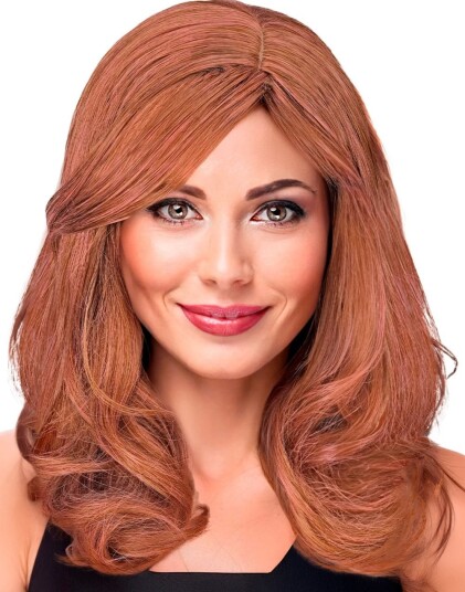 Bella Dream Brun Skulderlang Deluxe Parykk