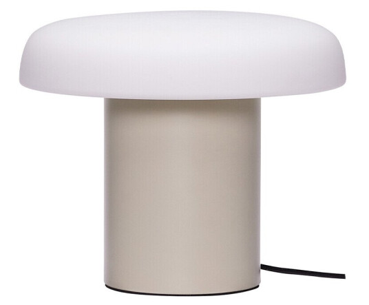 Hübsch Ateliers Bordlampe Sand/Hvit Lampemesteren