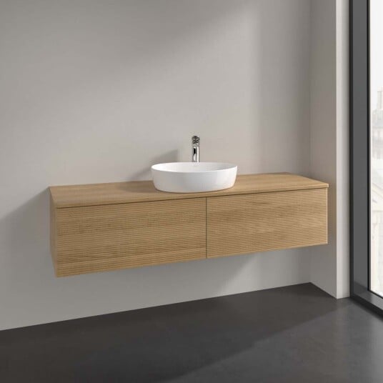 Villeroy & Boch Antao Servantskap med 2 skuffer 160x50x36 cm u/lys Eik Villeroy & Boch Antao Servantskap med 2 skuffer 160x50x36 cm u/lys Eik