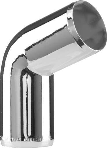 Smartline 40 mm PP bend 67 grader forkrommet