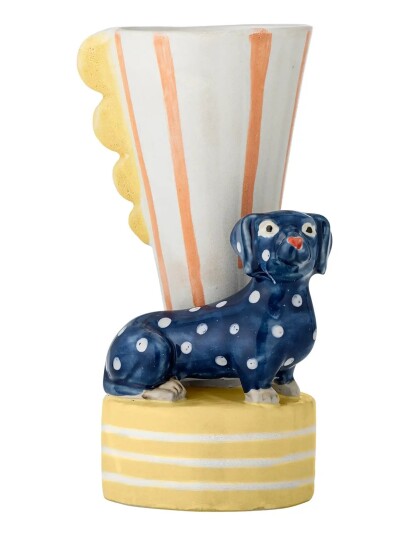 Bloomingville Dachsy Vase Multi/patterned H21.5CM