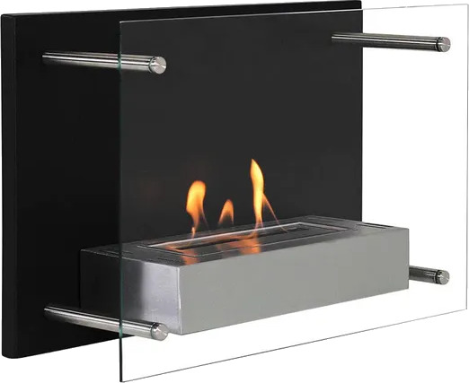 Scandiflames Nevada vegghengt biopeis Svart