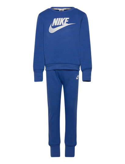Nike Ee Fleece/Terry Set Blue 98 104CM