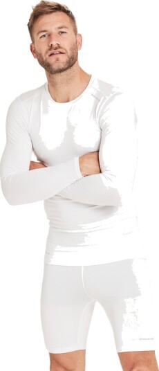 Endurance Power Langermet Baselayer hvit