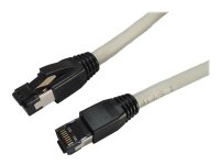 MicroConnect - Koblingskabel - RJ-45 (hann) til RJ-45 (hann) - 2 m - S/FTP - CAT 8.1 - halogenfri, uten hindringer - grå