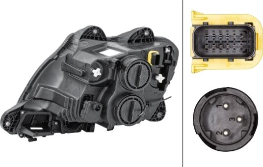 HELLA 1LD 010 116-621 Frontlykter