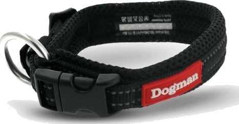 Dogman Air Mesh Polstret Halsbånd Svart Dogman Air Mesh Polstret Halsbånd Svart