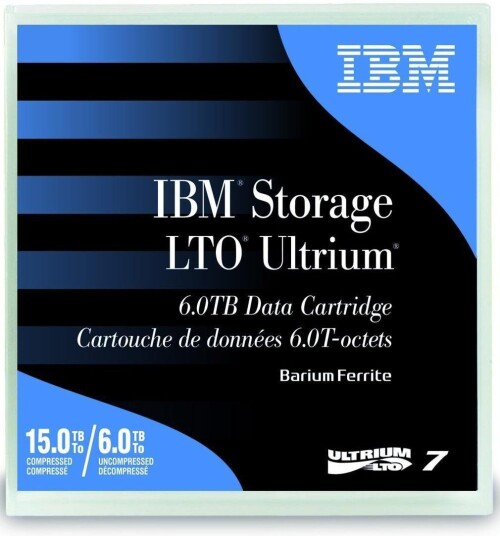 Lenovo LTO Ultrium 7 Data Catridge 6/15TB svart Lenovo LTO Ultrium 7 Data Catridge 6/15TB svart