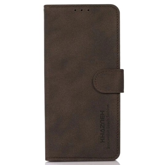 INCOVER OnePlus 12 KHAZNEH Retro Kunstskinn Flipdeksel med Lommebok - Brun