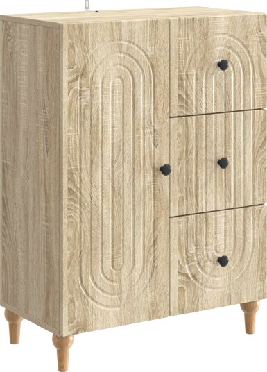 Serviesskap Sonoma eik 66 x 34,5 x 90 cm Konstruert tre Serviesskap Sonoma eik 66 x 34,5 x 90 cm Konstruert tre
