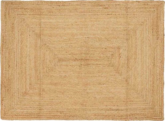 Teppe Beige 120 x 170 cm Jute
