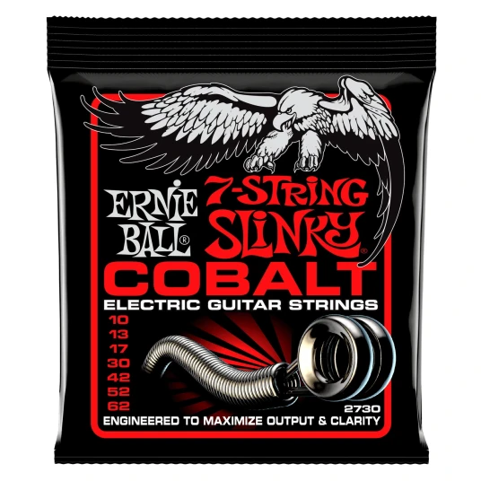 Ernie Ball Eb-2730 7str Skinny Top 010-062 Cobalt