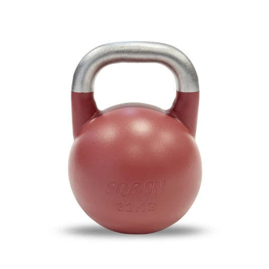 SQ&SN Competition Kettlebells V2 4 36 kg | Samme størrelse | Indstøbte kg angivelser | Robust design til træning og konkurrence