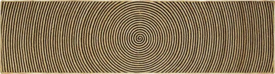Områdetepper Svart 80 x 300 cm Jute