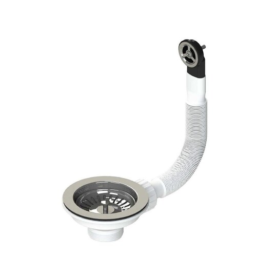 Lavabo S3 avløpssett med overløp Krom Lavabo S3 avløpssett med overløp Krom