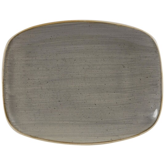 Churchill Chefs Oblong fat Stonecast Peppercorn 26.1x20.2 cm  Grå/Brun Rektangulær 12 Stykk / Forpakning