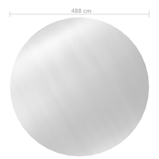 vidaXL Bassengtrekk sølv 488 cm PE