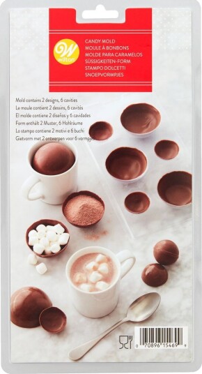 Wilton - Kakao-bombe Sjokoladeform - 2 Deler