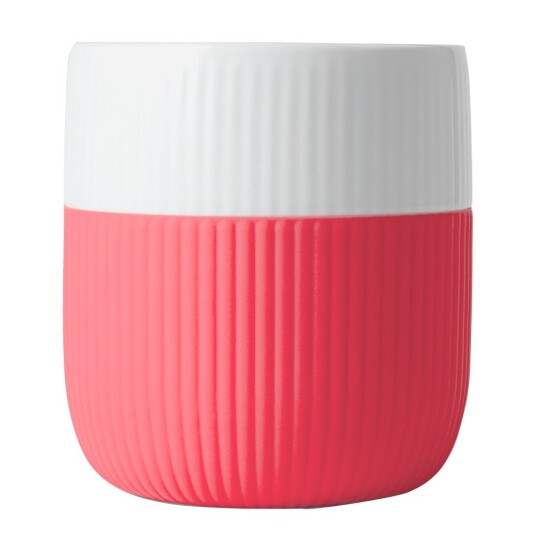 Royal Copenhagen Fluted Contrast krus 33 cl Hibiskus
