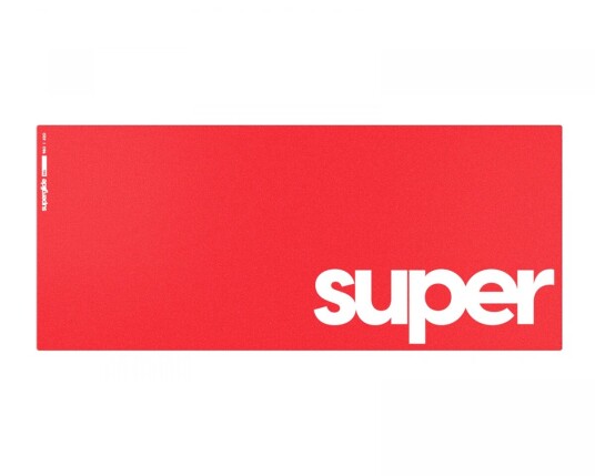 Superglide Glas Musematte - Supersize - Xxl - Rød