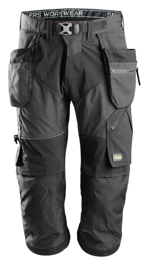 Snickers Workwear 6905 FlexiWork Piratbukse stålgrå Stålgrå, Klær