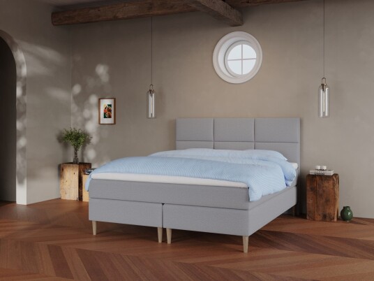 Nordic Dream Svanhild Fjord 180x200 Lysegrå