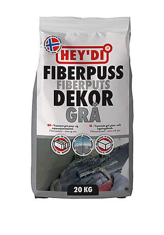 Hey'di fiberpuss dekor gra 20 kg