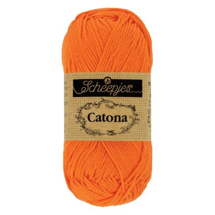 Scheepjes Catona Garn 281 Manderin - 10g