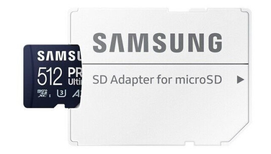 Samsung PRO Ultimate microSD/SD - 200 MB/s - 512GB