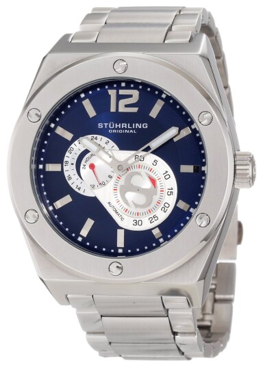 Stührling Original Herreklokke 281B.331121 Blå/Stål Ø49 mm Stührling Original Herreklokke 281B.331121 Blå/Stål Ø49 mm